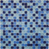 Blu Drops 8*15*15 300*300 Мозаика Керамическая мозаика Blue Drops 30x30